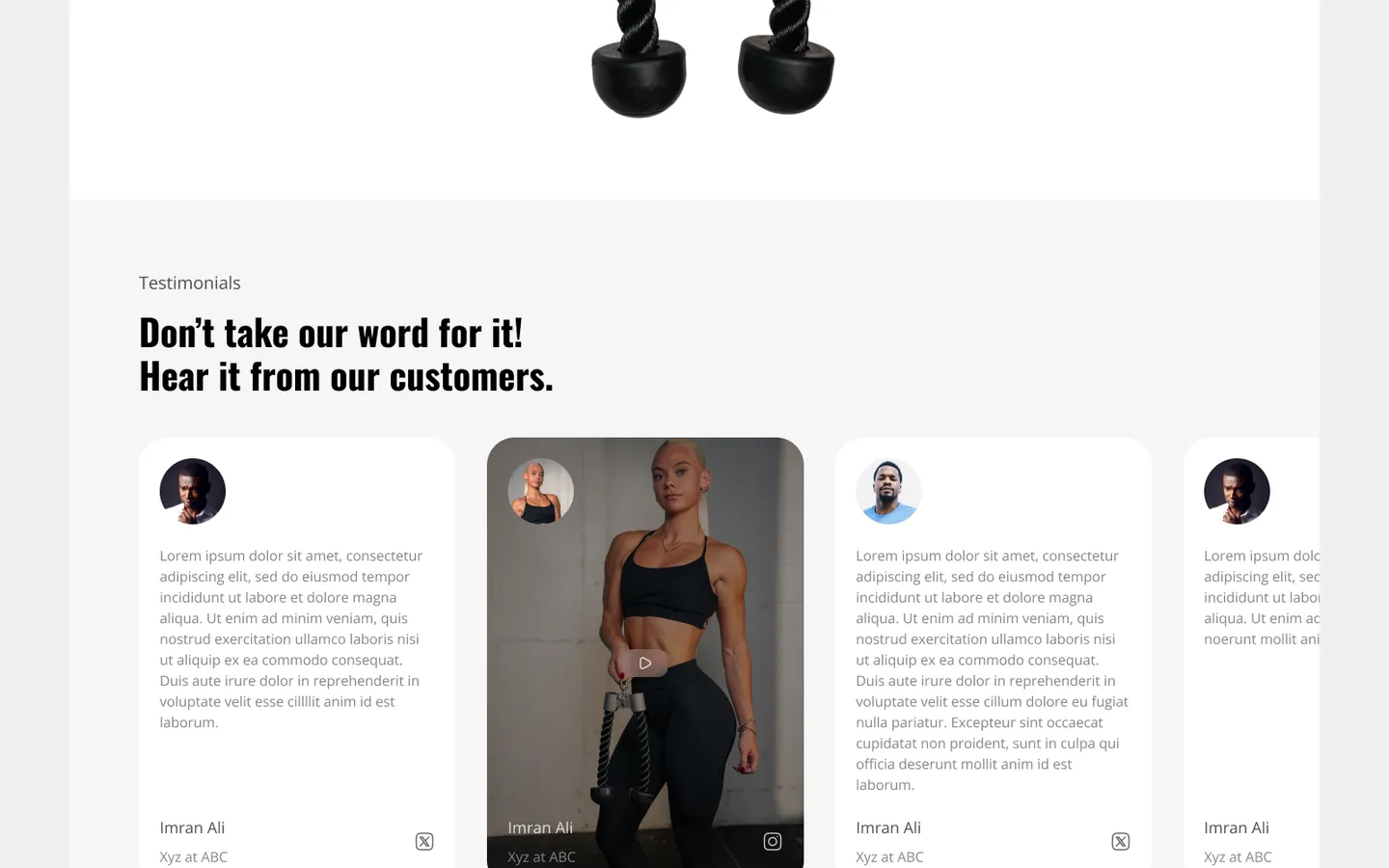 Testimonials and FAQs